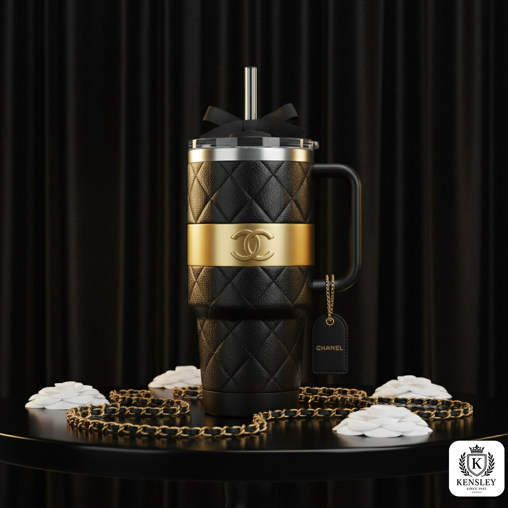 Kensley Tumbler – Luxury Edition Golden Quilts
