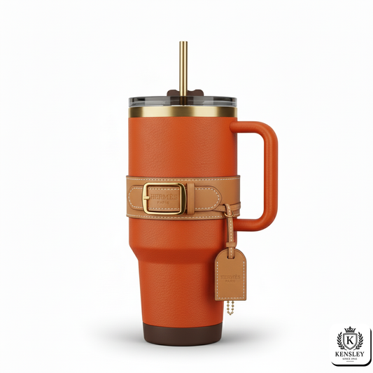 Kensley Tumbler – Luxury Edition Amber Saddle